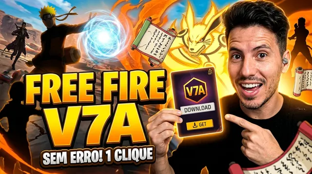 Free Fire V7A 1.132.1 x Naruto Shippuden: Download do XAPK Direto e Sem Complicação
