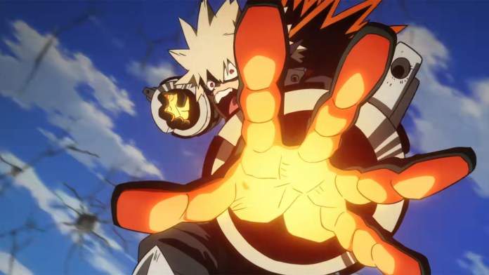 Deku em ação