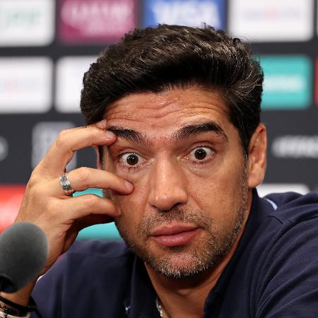 Abel Ferreira, técnico do Palmeiras, após o jogo contra o Inter Miami pelo Mundial de Clubes Abel Ferreira, técnico do Palmeiras, após o jogo contra o Inter Miami pelo Mundial de Clubes
