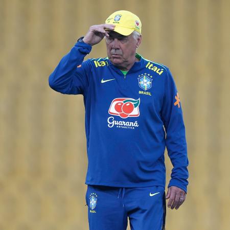 Carlo Ancelotti comanda treino da seleção brasileira em Guayaquil, no Equador Carlo Ancelotti comanda treino da seleção brasileira em Guayaquil, no Equador