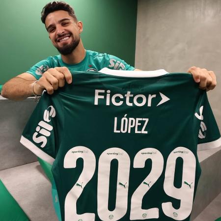 Palmeiras renovou com Flaco López até o fim de 2029