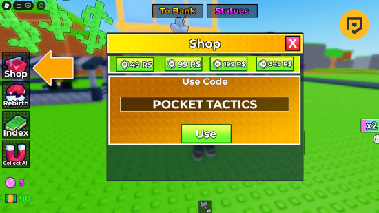 Códigos do Your Bank