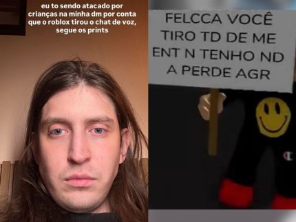 Crianças fazem protesto contra Felca no Roblox e viralizam: "Queremos 'justissa'"