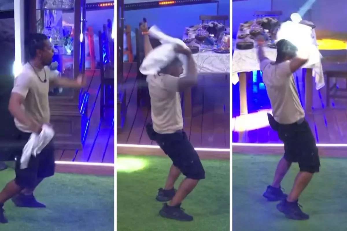 Leandro participa da festa do líder