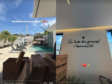 Lorena Maria anuncia mudança para nova mansão com o filho: "Finalmente"