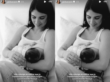 Nora de Ronaldinho Gaúcho comemora oito meses da filha: "Não consigo acreditar"