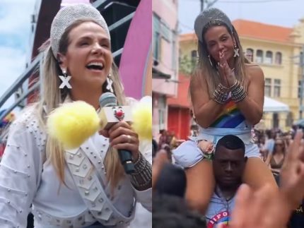 Carla Perez pede desculpas após polêmica com segurança em despedida do “Algodão Doce”