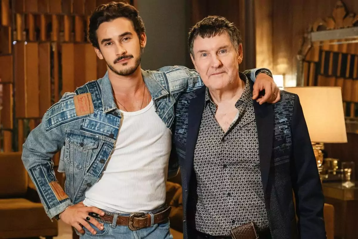 João Raul (Filipe Bragança) e Walmir (Antonio Calloni) em Coração Acelerado