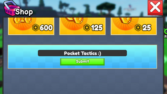 Build a Base RNG codes redemption screen