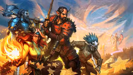 Ardenfall characters in key art