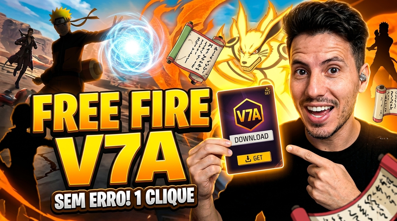 Free Fire V7A 1.132.1 x Naruto Shippuden: Download do XAPK Direto e Sem Complicação