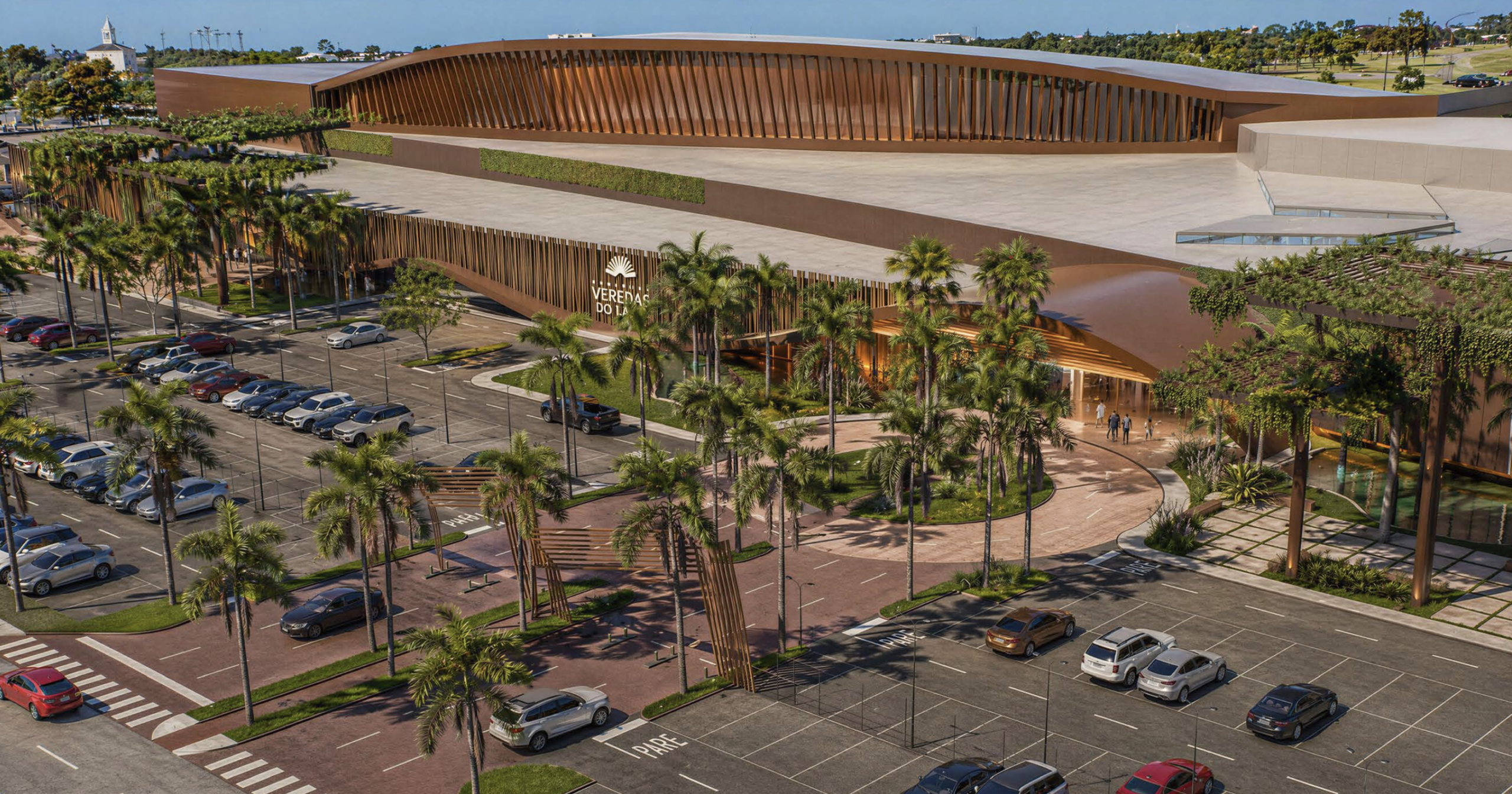 Fachada Shopping Veredas do Lago Palmas