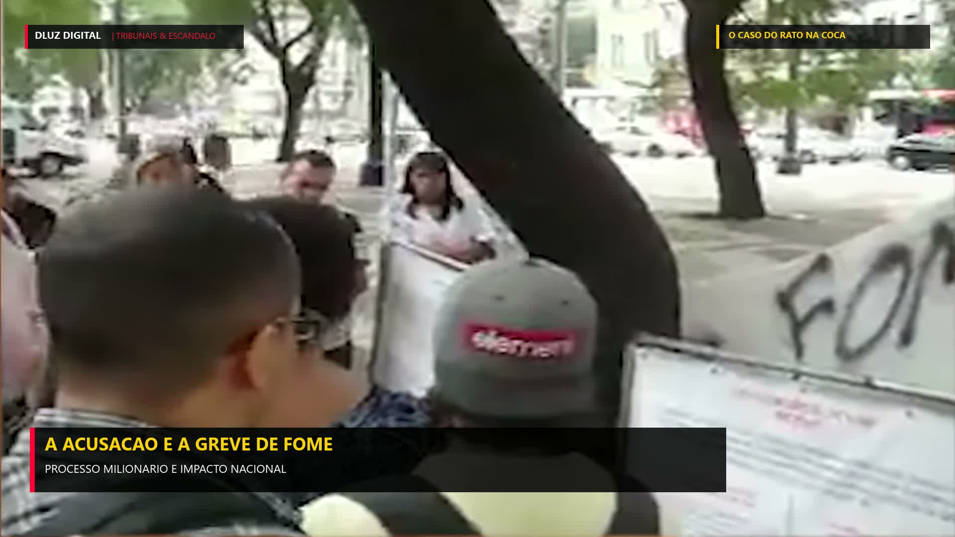 Greve de fome e processo contra a Coca-Cola