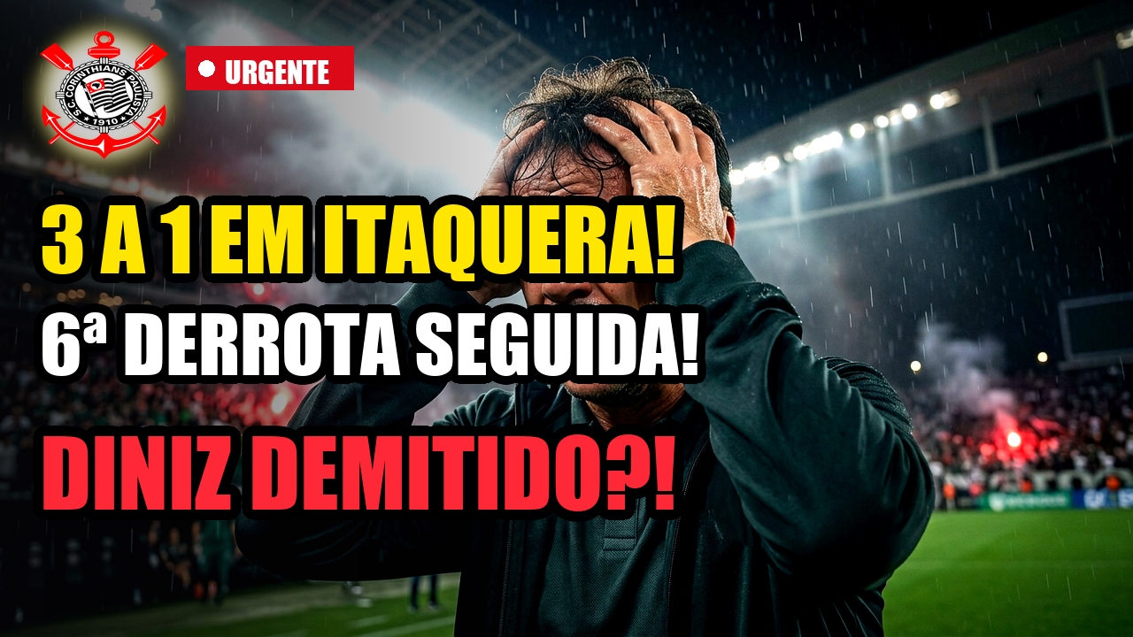 Corinthians Chega a Seis Derrotas Seguidas no Brasileirão, Perde para o Fluminense em Itaquera e Diniz Balança no Cargo (20/09)