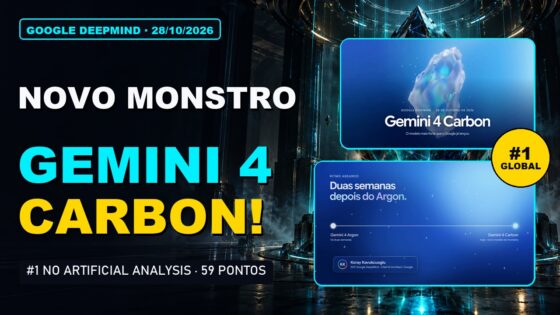 O Novo Monstro do Google: Gemini 4 Carbon Assumiu o Topo da Inteligência Artificial