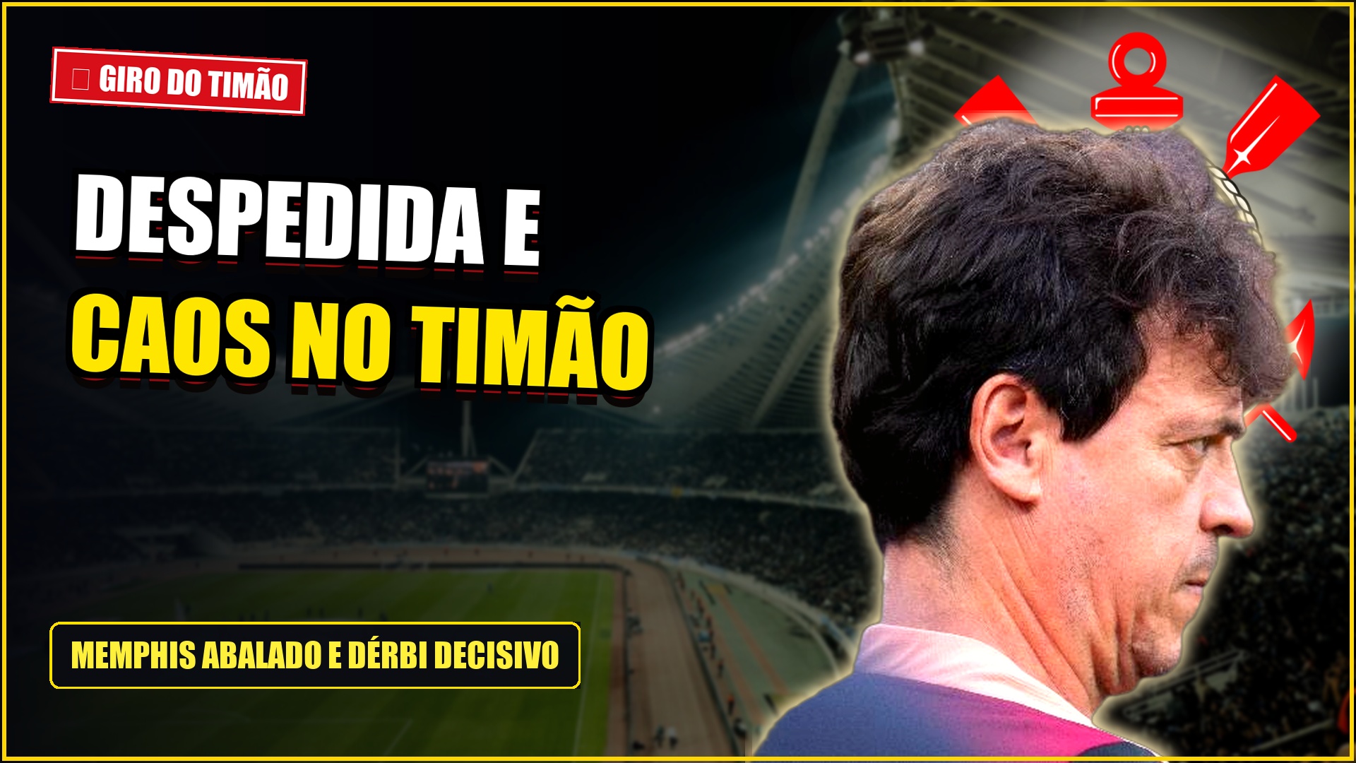 Demissão de Fernando Diniz no Corinthians agita bastidores antes de Dérbi contra o Palmeiras